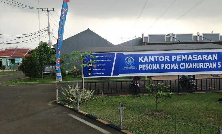 Lebih kurang dalam waktu setengah tahun PT Kreasi Prima Land merampungkan pembangunan Pesona Prima Cikahuripan