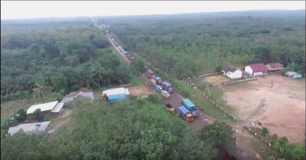 Ruas jalan Palembang - Jambi