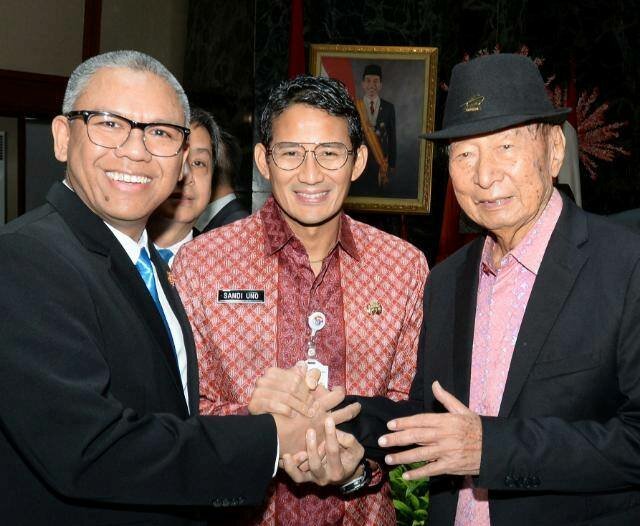 Amran Nukman, Sandiaga Uno dan Ciputra.