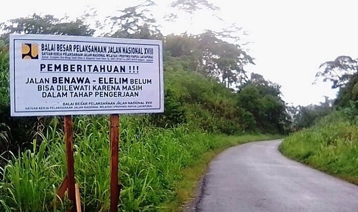 Trans Papua, Jayapura - Wamena (575 Km), mudahkan konektivitas dan distribusi barang dan jasa di Papua.