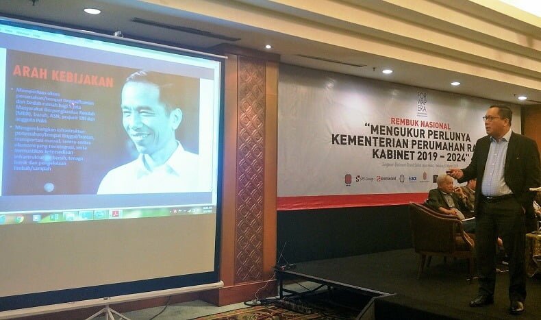 wacana pemisahan kementerian pekerjaan umum dan perumahan rakyat pada kabinet 2019-2024