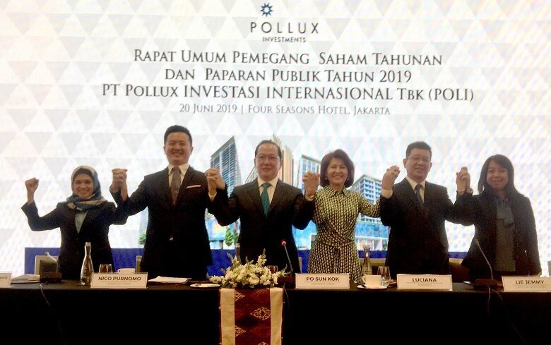 PT Pollux Properti Indonesia tahun 2019 pasang target marketing sales sebeasar Rp1,98 Triliun.