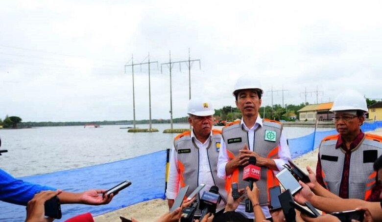Waduk Muara Nusa Dua, Denpasar, Bali direhabilitasi tersebut bertujuan untuk mengembalikan daya tampung optimal waduk yang terus menurun akibat sedimentasi.