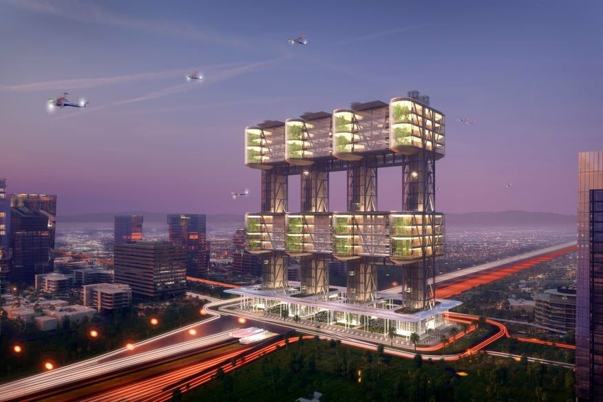 Uber Sky Tower (pic by Pickard Chilton)