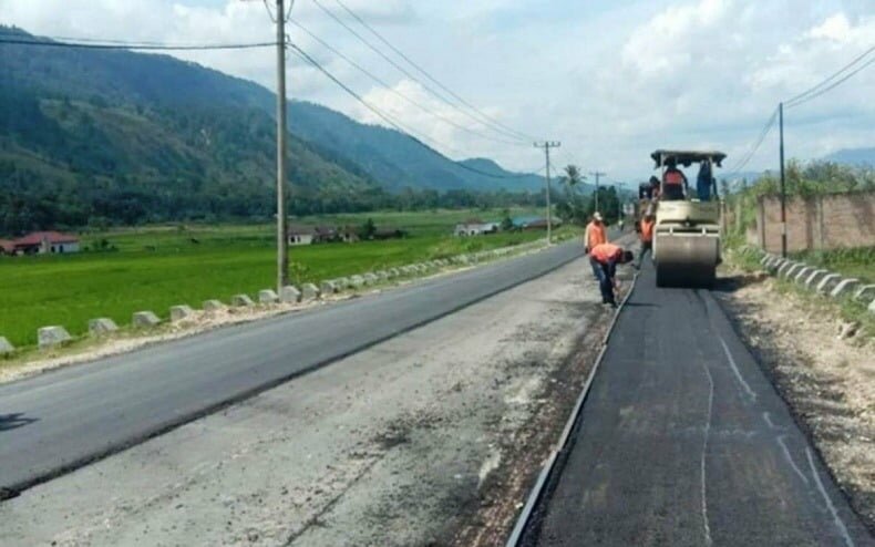 Kementerian PUPR Terus Tingkatkan Kemantapan Ruas Jalan KSPN Danau Toba.