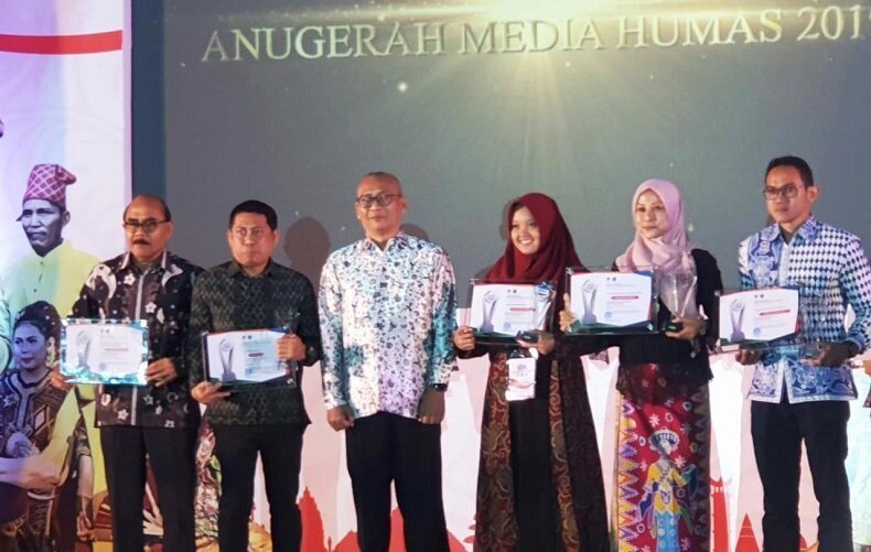 Anugerah media Humas 2019.