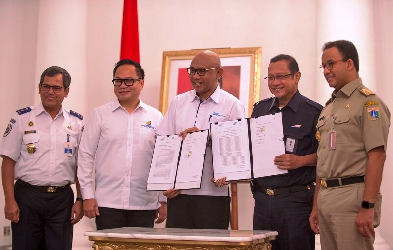PT MRT Jakarta (Perseroda) dan PT KAI (Perseroda) membentuk perusahaan patungan.