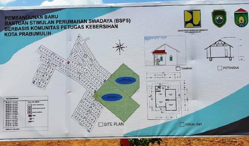 Pemerintah bantu perumahan komunitas untuk petugas kebersihan di Prabumulih