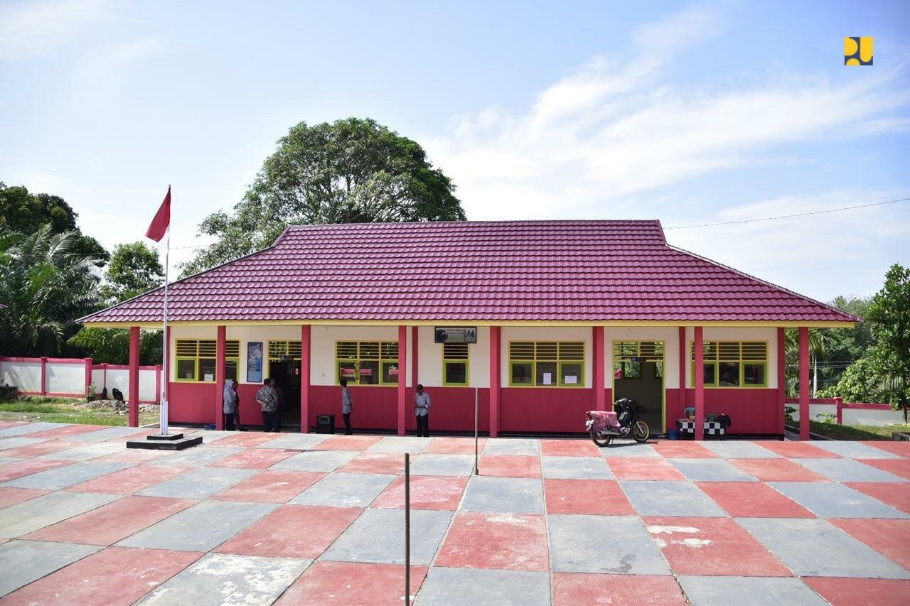 Pembangunan Sekolah di Bengkulu (foto- Kementerian PUPR)