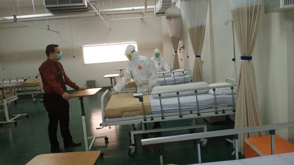 ruang isolasi corona ciputra hospital